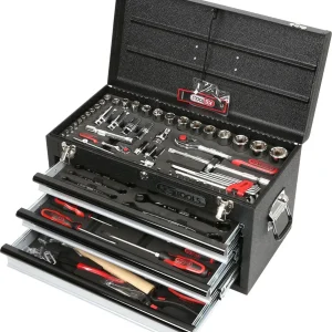 KS TOOLS 1/4"+1/2" CHROMEplus Universal-Werkzeug-Satz, 99-tlg GEAR ( 918.0100 )