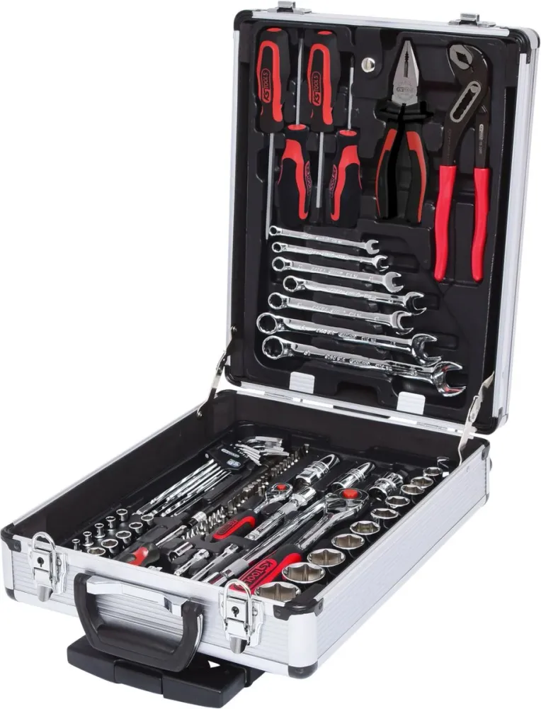 KS TOOLS 1/4"+1/2" CHROMEplus Werkzeug-Satz, 90-tlg ( 918.0690 )