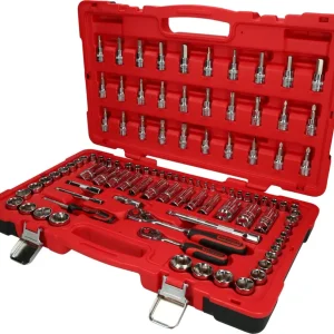 KS TOOLS 1/4"+3/8" CHROMEplus Steckschlüssel-Satz, 100-tlg ( 958.0699 )