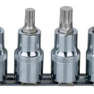 KS TOOLS 1/4"CHROMEplus Bit-Stecknuss-Satz XZN, 6-tlg ( 918.0645 )