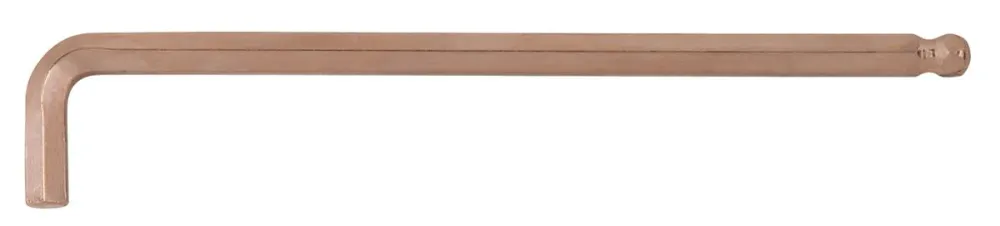KS TOOLS BERYLLIUMplus Innensechskant-Winkelstiftschlüssel, lang 10 mm, mit Kugelkopf ( 962.0466 )