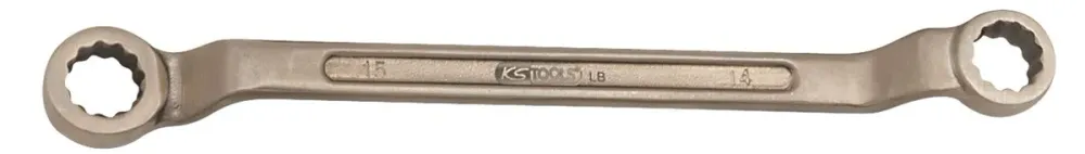 KS TOOLS BRONZEplus Doppel-Ringschlüssel gekröpft 24x26 mm ( 963.7409 )