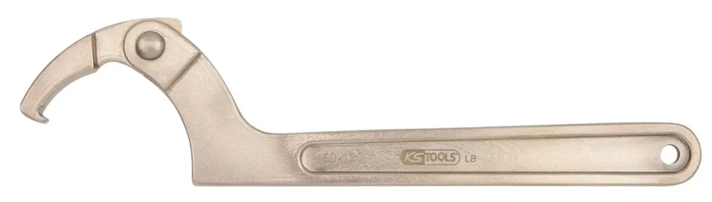 KS TOOLS BRONZEplus Gelenk-Hakenschlüssel Ø 32-75 mm ( 963.8207 )