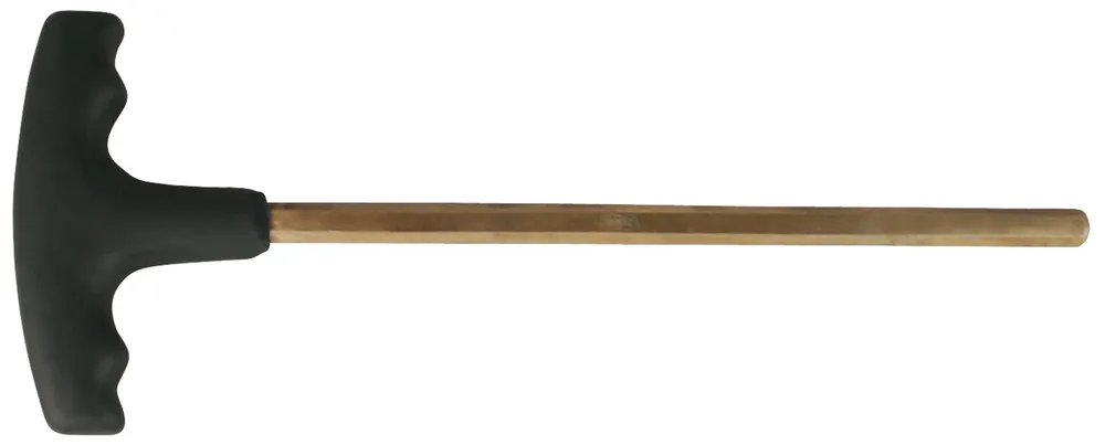 KS TOOLS BRONZEplus Innensechskant-Winkelstiftschlüssel mit T-Griff 8 mm lang ( 963.1584 )