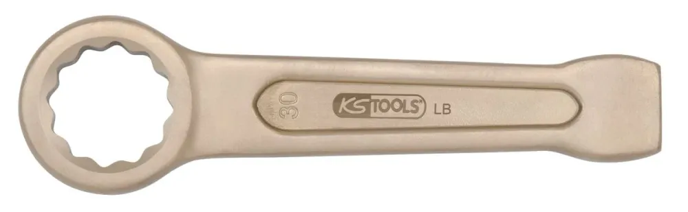 KS TOOLS BRONZEplus Schlag-Ringschlüssel 100 mm ( 963.7766 )