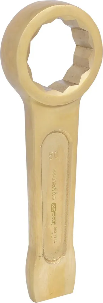 KS TOOLS BRONZEplus Schlag-Ringschlüssel 50 mm ( 963.7743 )