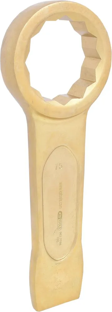 KS TOOLS BRONZEplus Schlag-Ringschlüssel 75 mm ( 963.7756 )