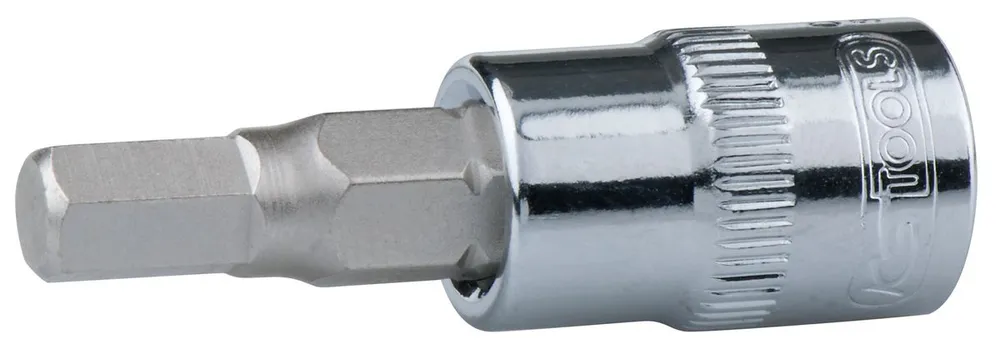 KS TOOLS 1/4" CHROMEplus Bit-Stecknuss Innensechskant, 3/16" ( 918.1533 )