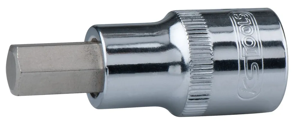 KS TOOLS 1/2" CHROMEplus Bit-Stecknuss Innensechskant, kurz, 5mm ( 918.1605 )