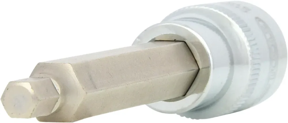 KS TOOLS 1/2" CHROMEplus Bit-Stecknuss Innensechskant, lang, 6mm ( 918.1656 )