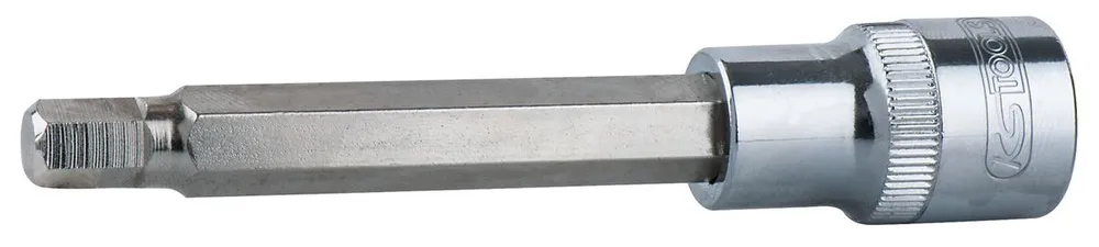 KS TOOLS 1/2" CHROMEplus Bit-Stecknuss Innensechskant, lang, 6mm ( 918.1656 )