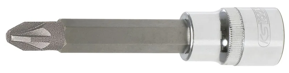 KS TOOLS 1/2" CHROMEplus Bit-Stecknuss, lang, PZ2 ( 918.1689 )
