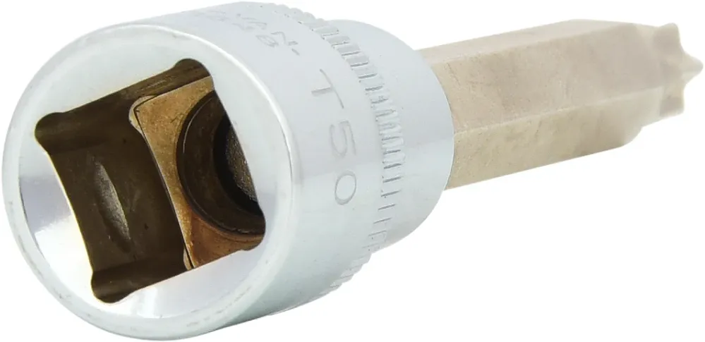 KS TOOLS 1/2" CHROMEplus Bit-Stecknuss Torx, lang, T50 ( 918.1648 )