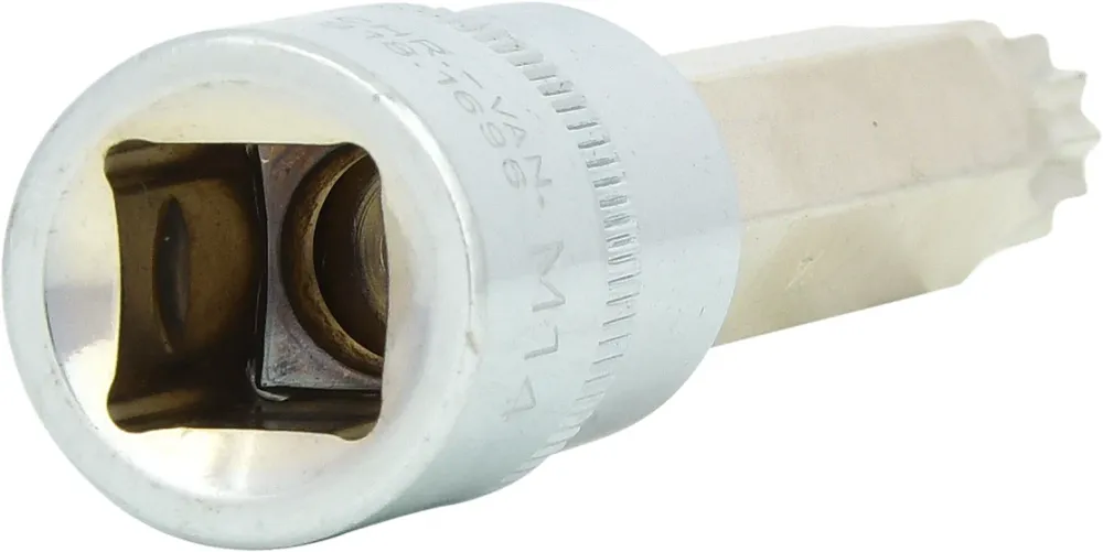KS TOOLS 1/2" CHROMEplus Bit-Stecknuss XZN, lang, M14 ( 918.1696 )