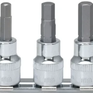 KS TOOLS 1/4" CHROMEplus Bit-Stecknuss-Satz Innensechskant, 7-tlg2,5-8mm ( 918.1670 )
