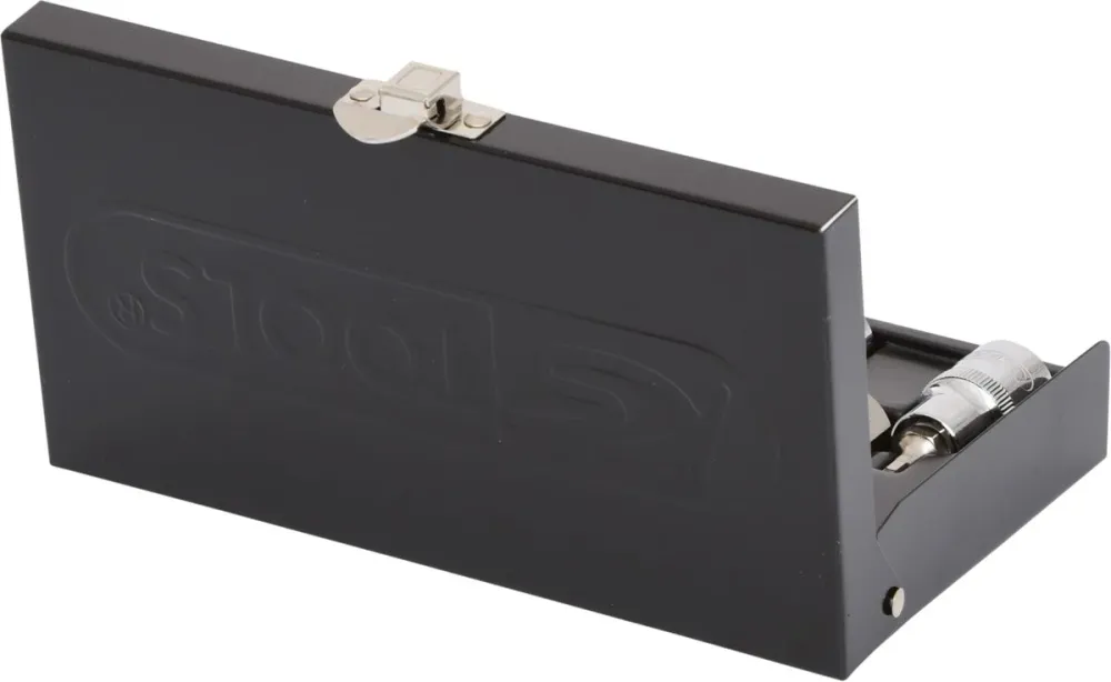 KS TOOLS 1/2" CHROMEplus Bit-Stecknuss-Satz Innensechskant, 9-tlg 4-17mm,kurz ( 918.1330 )