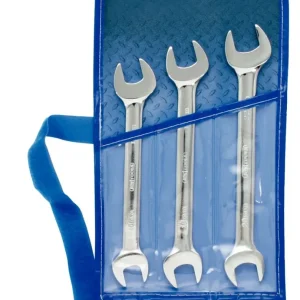 KS TOOLS CHROMEplus Doppel-Maulschlüssel-Satz, 3-tlg ( 518.0743 )