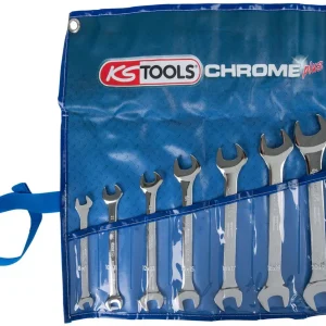 KS TOOLS CHROMEplus Doppel-Maulschlüssel-Satz, 7-tlg ( 518.0747 )