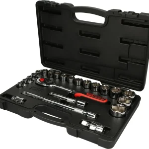 KS TOOLS 1/2" CHROMEplus Steckschlüssel-Satz, 23-tlg ( 918.0623 )