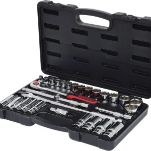 KS TOOLS 1/2" CHROMEplus Steckschlüssel-Satz, 30-tlg ( 918.0830 )