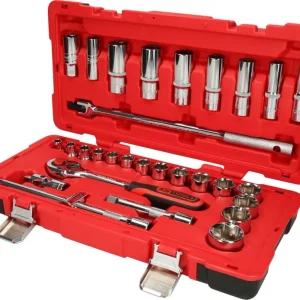 KS TOOLS 1/2" CHROMEplus Steckschlüssel-Satz, 30-tlg ( 958.0630 )