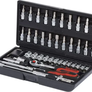 KS TOOLS 1/4" CHROMEplus Steckschlüssel-Satz, 46-tlg ( 918.0646 )