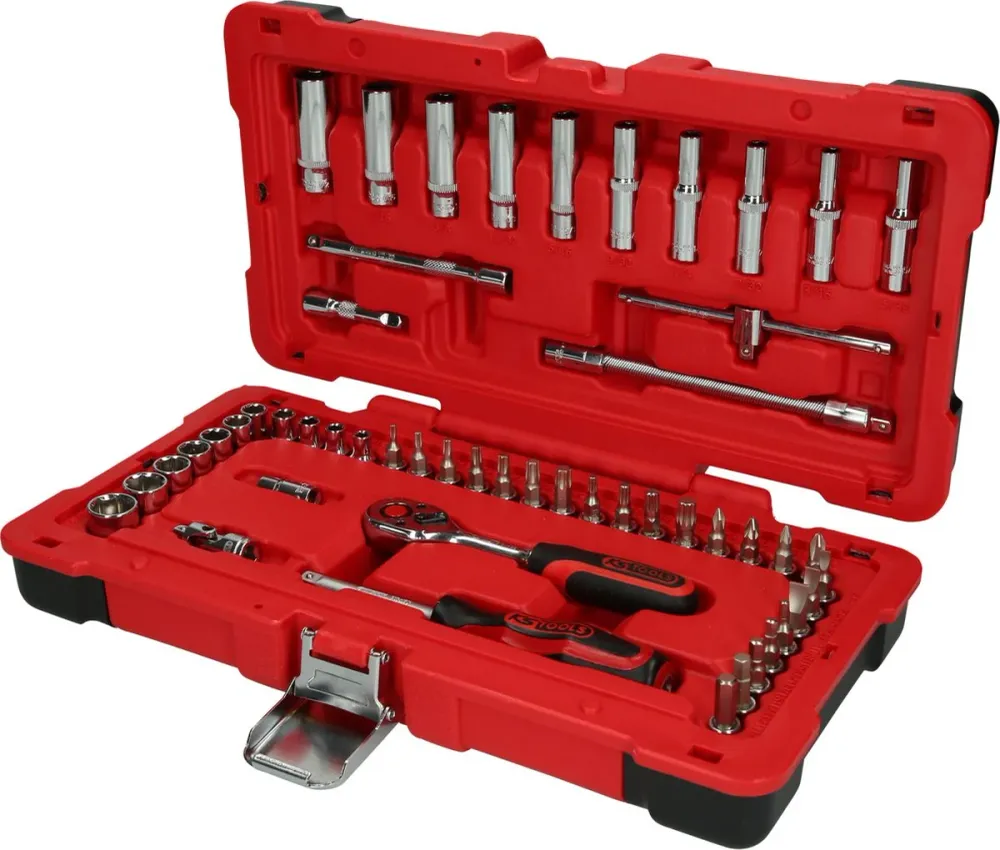 KS TOOLS 1/4" CHROMEplus Steckschlüssel-Satz, 52-tlg ( 958.0652 )