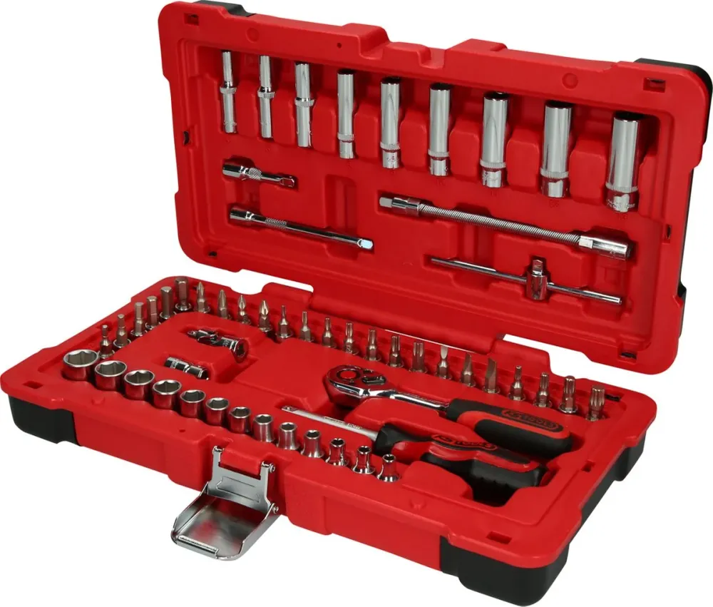 KS TOOLS 1/4" CHROMEplus Steckschlüssel-Satz, 54-tlg ( 958.0654 )