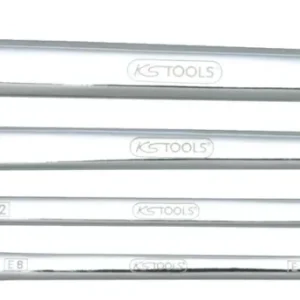 KS TOOLS CHROMEplus Torx-E-Doppel-Ringschlüssel-Satz, 4-tlg ( 518.0860 )