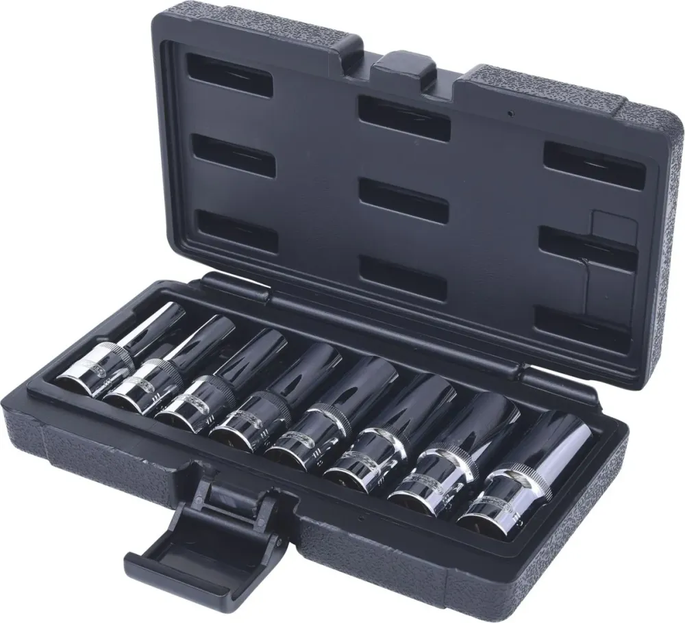 KS TOOLS 1/2" CHROMEplus Torx-E-Stecknuss-Satz, lang, 8-tlg ( 918.4420 )