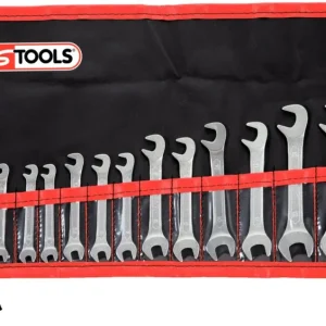 KS TOOLS Doppelmaulschlüssel-Satz,15°+75° 15-tlg3,2-14mm ( 517.1700 )