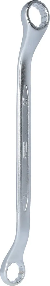 KS TOOLS Doppel-Ringschlüssel, leicht gekröpft, 21x23mm ( 517.0878 )