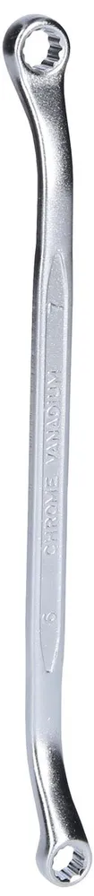 KS TOOLS Doppel-Ringschlüssel, leicht gekröpft, 6x7mm ( 517.0871 )