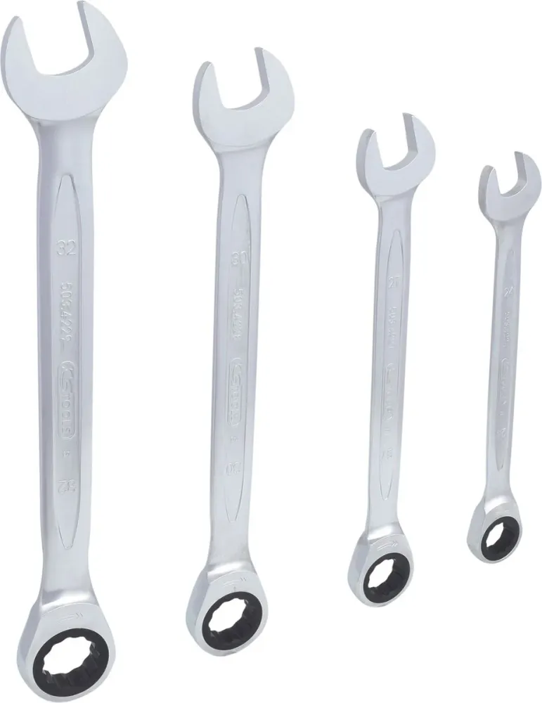 KS TOOLS GEARplus Ratschenringmaulschlüssel-Satz, 4-tlg 24-32mm ( 503.4270 )