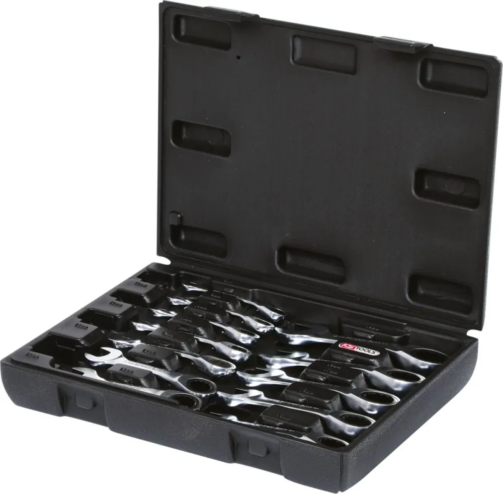 KS TOOLS GEARplus Ratschenringmaulschlüssel-Satz, kurz, 12-tlg ( 503.4652 )