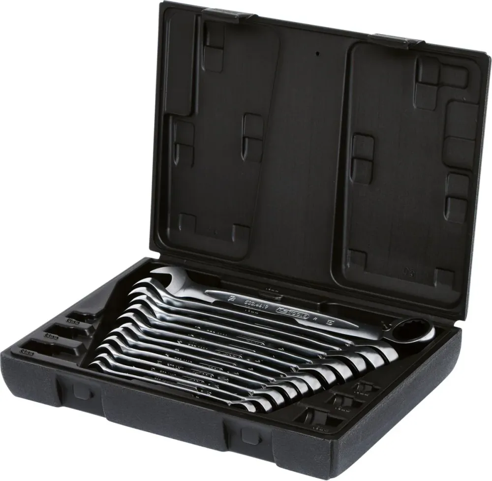 KS TOOLS GEARplus Ratschenringmaulschlüssel-Satz, umschaltbar,12-tlg ( 503.4665 )