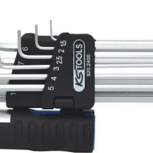 KS TOOLS 3 1 Innen6kant-Winkelstiftschlüssel-Satz,10-tlg XL, Kugelkopf ( 920.2400 )