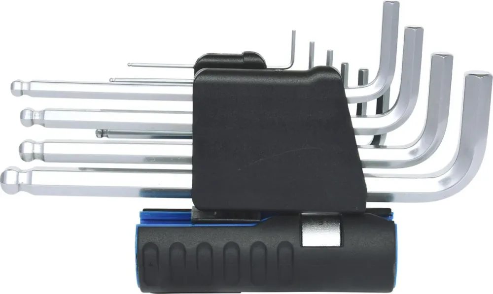 KS TOOLS 3 1 Innen6kant-Winkelstiftschlüssel-Satz,10-tlg lang, Kugelkopf ( 920.2200 )