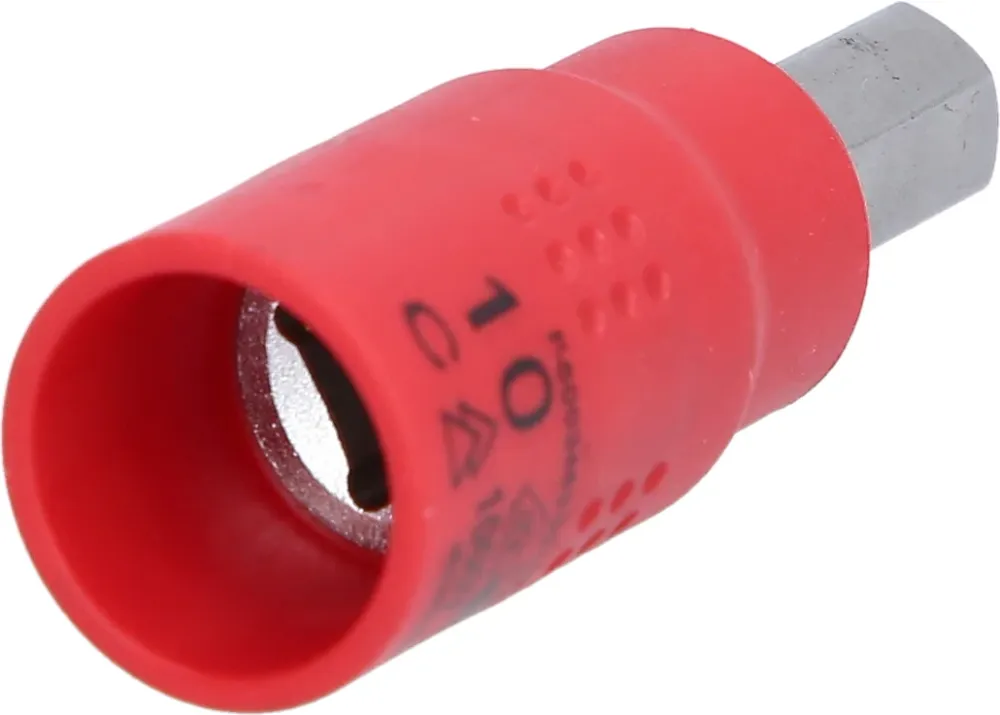 KS TOOLS 3/8" Isolierte Bit-Stecknuss Innensechskant, 10mm, 60mm lang ( 118.3869 )