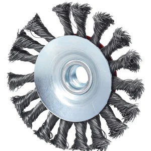 KS TOOLS Kegelform-Stahldrahtrundbürste 0,5mm, Ø 100mm ( 340.0048 )
