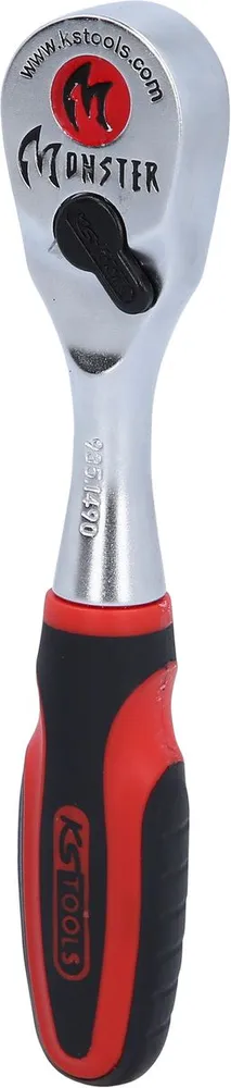 KS TOOLS 1/4" Monster Umschaltknarre, 80 Zahn ( 935.1490 )