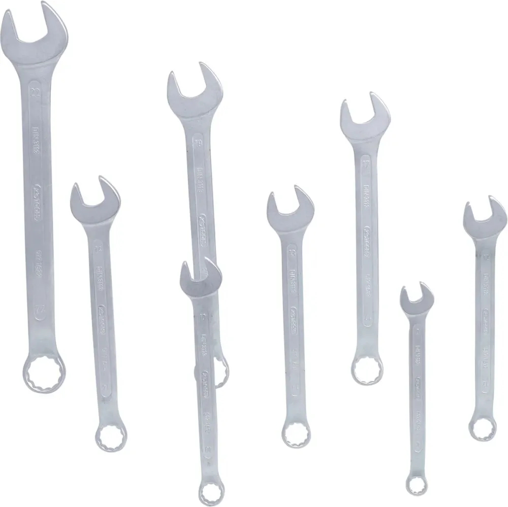 KS TOOLS Ringmaulschlüssel-Satz, 8-tlg gekröpft, 8-22mm ( 517.0090 )