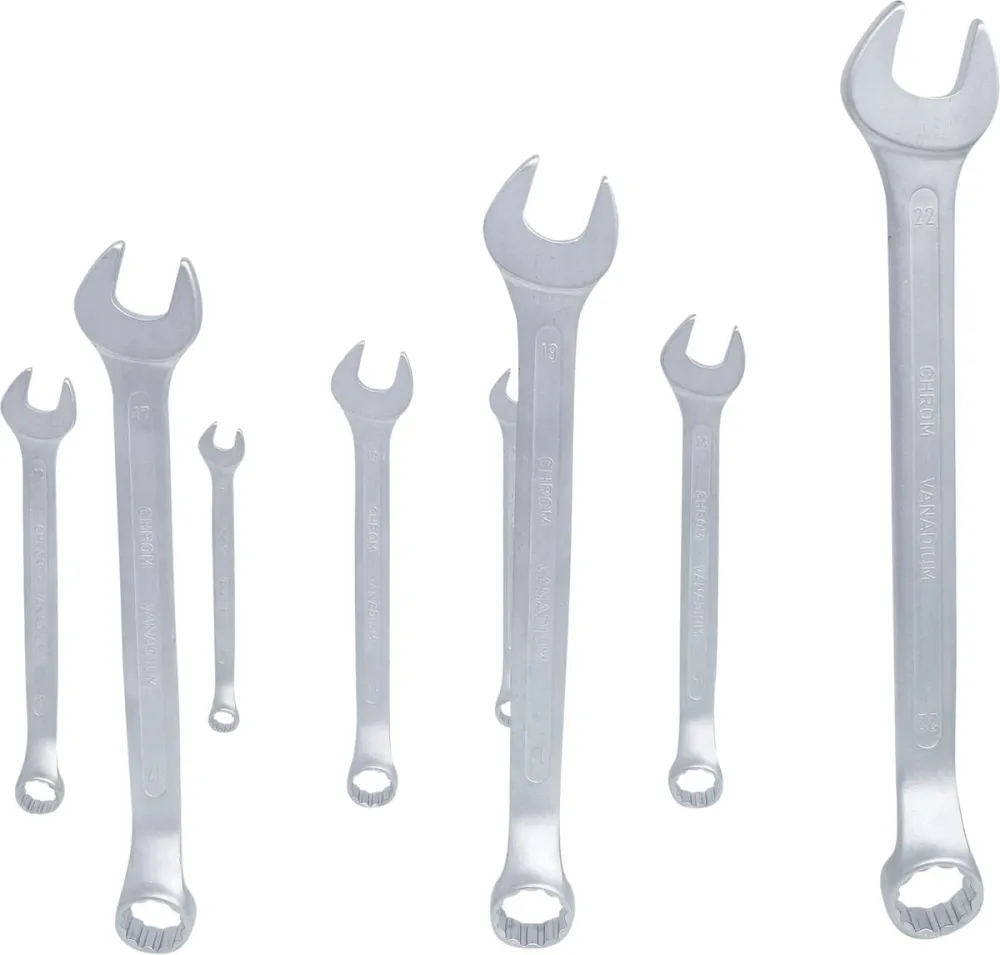 KS TOOLS Ringmaulschlüssel-Satz, 8-tlg gekröpft, 8-22mm ( 517.0090 )