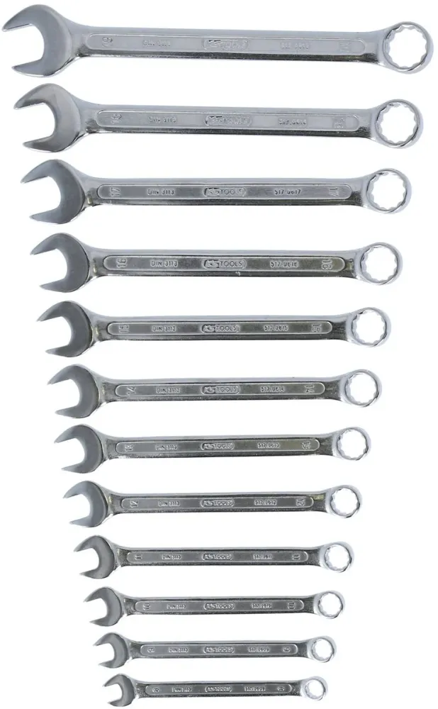 KS TOOLS Ringmaulschlüssel-Satz, abgewinkelt, 12-tlg 8-19mm ( 517.0052 )