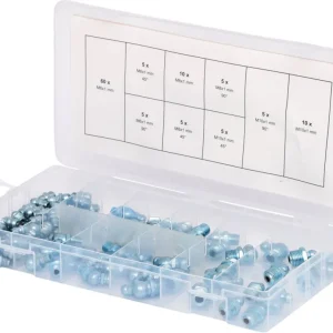 KS TOOLS Sortiment Schmiernippel, M6-8-10x1,0, 110-tlg ( 970.0030 )