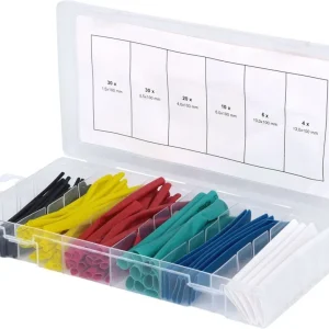 KS TOOLS Sortiment Schrumpfschläuche, farbig, 100-tlg ( 970.0540 )