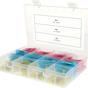 KS TOOLS Sortiment Schrumpfstoßverbinder, 0,5 mm² - 6,0 mm², 200-tlg ( 970.0790 )