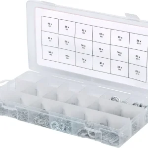 KS TOOLS Sortiment Zahn-Unterlegscheiben,M3-10, 720-tlg ( 970.0240 )