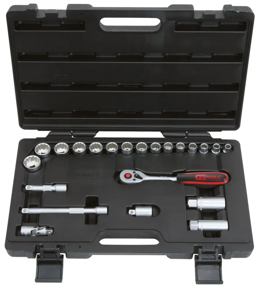 KS TOOLS 3/8" Steckschlüssel-Satz, 22-tlg ( 911.3995 )