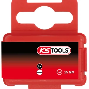 KS TOOLS 1/4" TORSIONpower Bit Schlitz, 25mm, 3mm, 5er Pack ( 918.3306 )